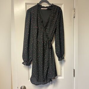 Long sleeve floral dress
